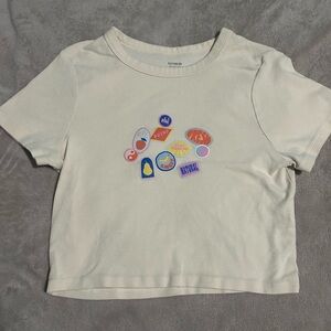 Cotton On Cream Graphic Short-Sleeve Tee